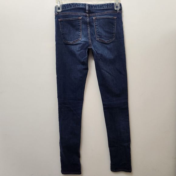 BANANA REPUBLIC Women's Blue Denim Skinny Jeans Mid Rise Size 27x31 - Picture 5 of 9